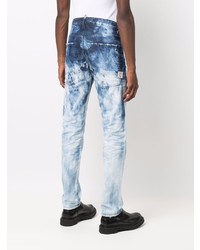 hellblaue Jeans mit Destroyed-Effekten von DSQUARED2