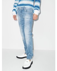 hellblaue Jeans mit Destroyed-Effekten von Dolce & Gabbana