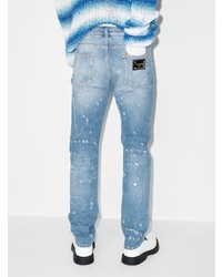 hellblaue Jeans mit Destroyed-Effekten von Dolce & Gabbana