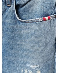 hellblaue Jeans mit Destroyed-Effekten von AMISH