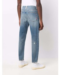 hellblaue Jeans mit Destroyed-Effekten von AMISH