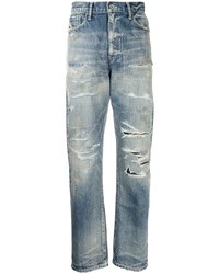 hellblaue Jeans mit Destroyed-Effekten von Neighborhood