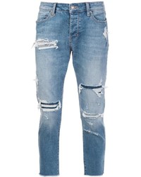 hellblaue Jeans mit Destroyed-Effekten von Neuw