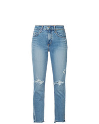 hellblaue Jeans mit Destroyed-Effekten von Nobody Denim