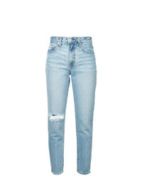 hellblaue Jeans mit Destroyed-Effekten von Nobody Denim