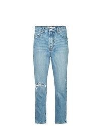 hellblaue Jeans mit Destroyed-Effekten von Nobody Denim