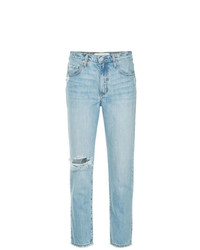 hellblaue Jeans mit Destroyed-Effekten von Nobody Denim