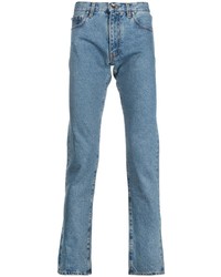hellblaue Jeans mit Destroyed-Effekten von Off-White