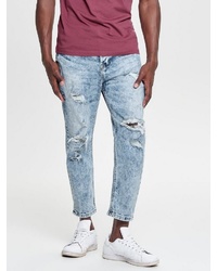 hellblaue Jeans mit Destroyed-Effekten von ONLY & SONS