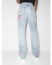 hellblaue Jeans mit Destroyed-Effekten von Amiri