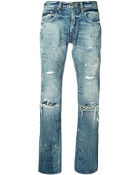 hellblaue Jeans mit Destroyed-Effekten von PRPS