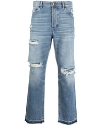 hellblaue Jeans mit Destroyed-Effekten von PT TORINO