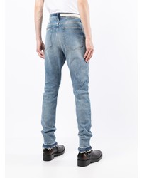 hellblaue Jeans mit Destroyed-Effekten von VAL KRISTOPHE