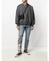 hellblaue Jeans mit Destroyed-Effekten von VAL KRISTOPHE