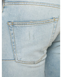 hellblaue Jeans mit Destroyed-Effekten von R 13