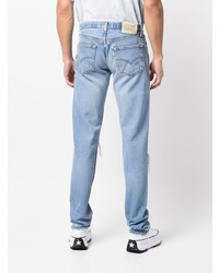 hellblaue Jeans mit Destroyed-Effekten von GALLERY DEPT.