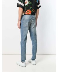 hellblaue Jeans mit Destroyed-Effekten von Represent