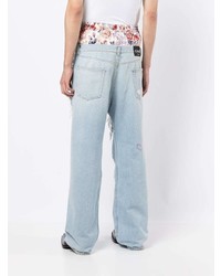 hellblaue Jeans mit Destroyed-Effekten von COOL T.M