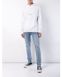 hellblaue Jeans mit Destroyed-Effekten von Ksubi