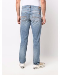 hellblaue Jeans mit Destroyed-Effekten von 7 For All Mankind