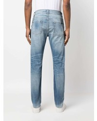 hellblaue Jeans mit Destroyed-Effekten von 7 For All Mankind