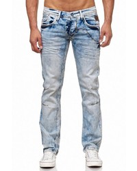 hellblaue Jeans mit Destroyed-Effekten von RUSTY NEAL