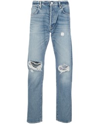 hellblaue Jeans mit Destroyed-Effekten von Simon Miller