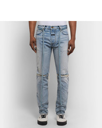 hellblaue Jeans mit Destroyed-Effekten von Fear Of God