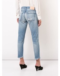 hellblaue Jeans mit Destroyed-Effekten von Moussy Vintage