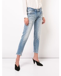 hellblaue Jeans mit Destroyed-Effekten von Moussy Vintage