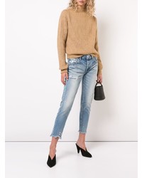 hellblaue Jeans mit Destroyed-Effekten von Moussy Vintage