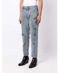 hellblaue Jeans mit Destroyed-Effekten von Dolce & Gabbana