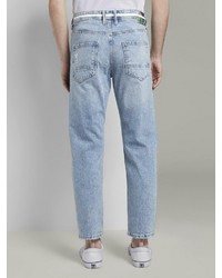 hellblaue Jeans mit Destroyed-Effekten von Tom Tailor Denim