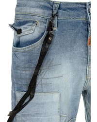 hellblaue Jeans mit Flicken von Cipo & Baxx