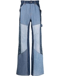 hellblaue Jeans mit Flicken von Marine Serre