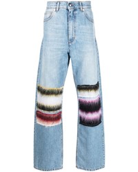hellblaue Jeans mit Flicken von Marni