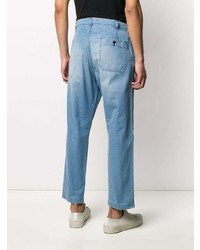 hellblaue Jeans mit Flicken von Junya Watanabe Comme des Garçons Pre-Owned
