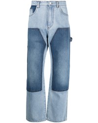 hellblaue Jeans mit Flicken von MSGM