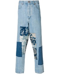 hellblaue Jeans mit Flicken von Natural Selection