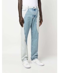 hellblaue Jeans mit Flicken von Off-White
