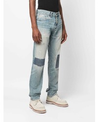 hellblaue Jeans mit Flicken von Ralph Lauren RRL