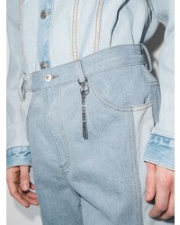 hellblaue Jeans mit Flicken von Feng Chen Wang