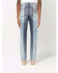 hellblaue Jeans mit Flicken von Dolce & Gabbana
