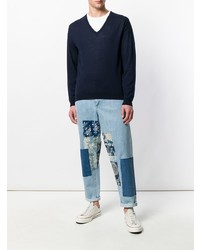 hellblaue Jeans mit Flicken von Natural Selection