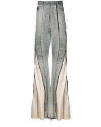 hellblaue Jeans mit Flicken von Rick Owens