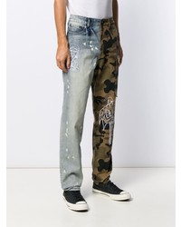 hellblaue Jeans mit Flicken von Haculla