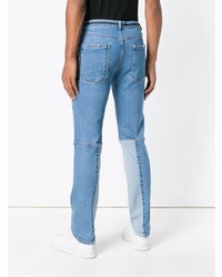 hellblaue Jeans mit Flicken von Icosae