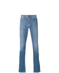 hellblaue Jeans mit Paisley-Muster von Etro