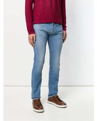 hellblaue Jeans mit Paisley-Muster von Etro