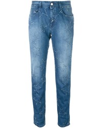 hellblaue Jeans mit Sternenmuster von Stella McCartney